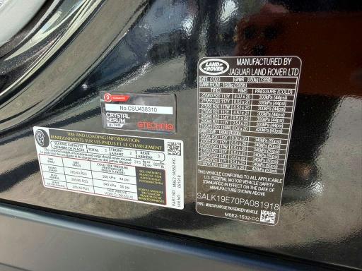 Aukcja sprzedaży 2023 Land Rover Range Rover, vin: SALK19E70PA081918, numer aukcji: 71999726
