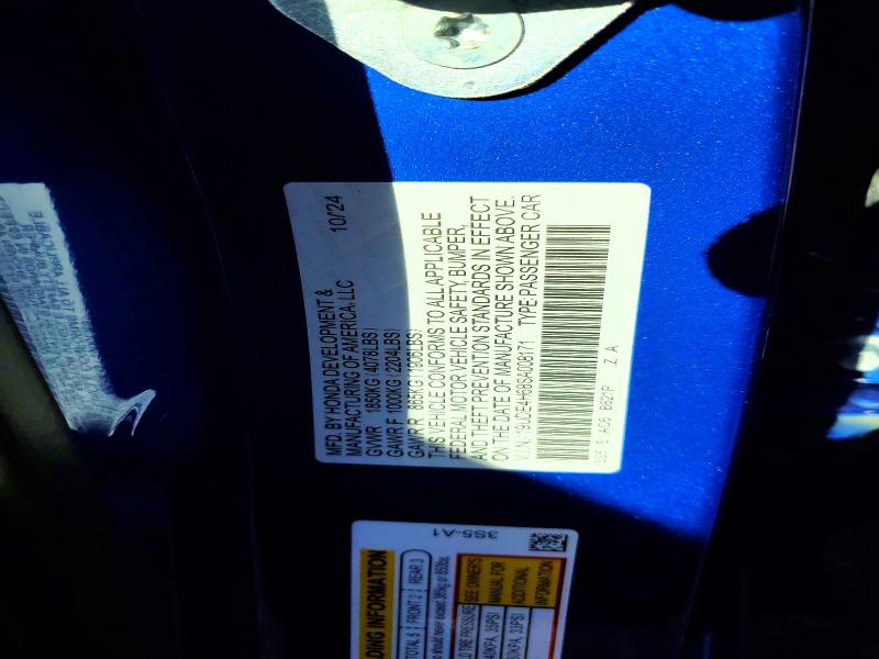 71424386 :رقم المزاد ، 19UDE4H68SA008171 vin ، 2025 Acura Integra مزاد بيع