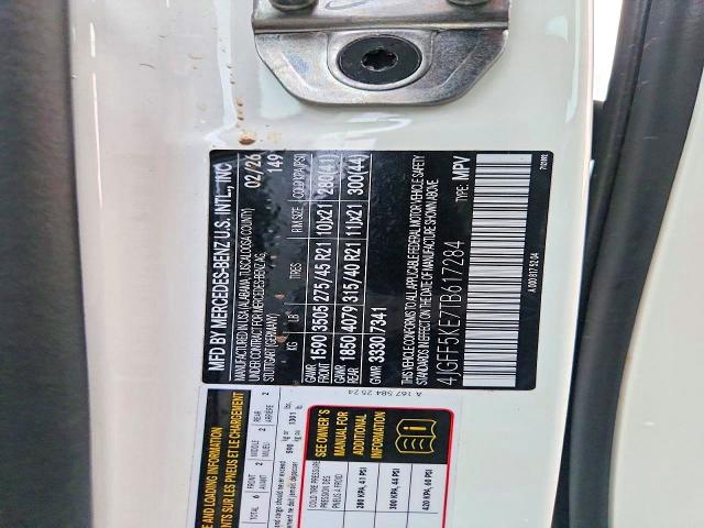 72391736 :رقم المزاد ، 4JGFF5KE7TB617284 vin ، 2026 Mercedes-benz Gls مزاد بيع