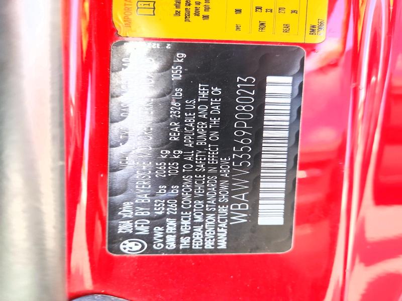 71812206 :رقم المزاد ، WBAWV53569P080213 vin ، 2009 Bmw 328 مزاد بيع
