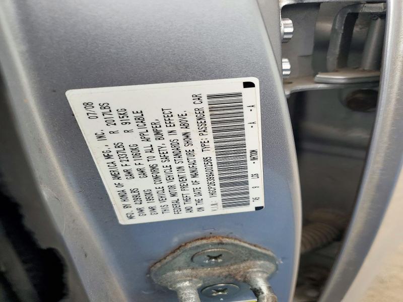 Aukcja sprzedaży 2009 Honda Accord, vin: 1HGCP26399A002585, numer aukcji: 72229046