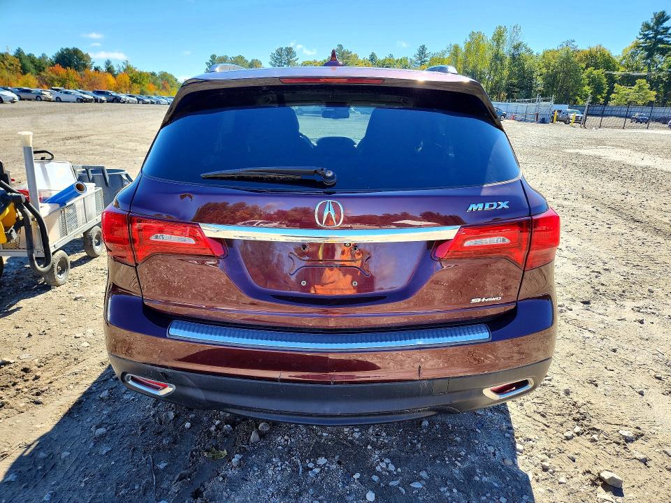 72483286 :رقم المزاد ، 5FRYD4H45EB025683 vin ، 2014 Acura Mdx مزاد بيع