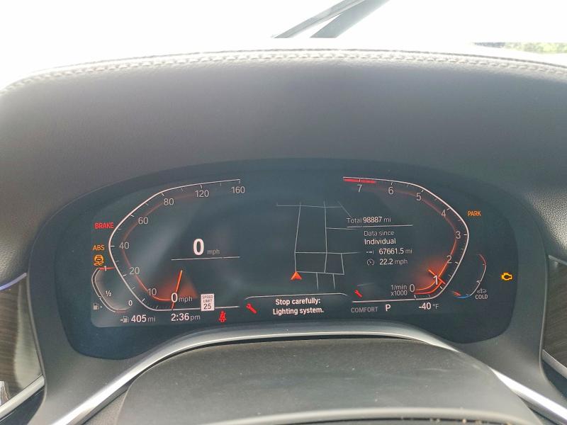 Aukcja sprzedaży 2020 Bmw 740, vin: WBA7T2C01LCD53461, numer aukcji: 70812776