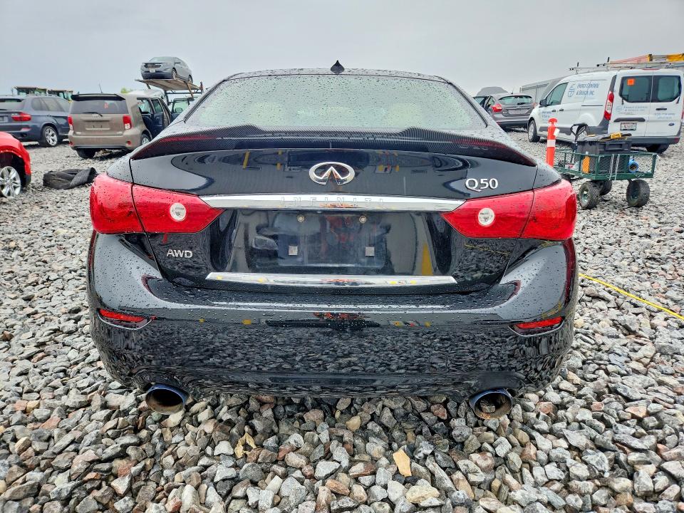 71000596 :رقم المزاد ، JN1BV7AR2EM687937 vin ، 2014 Infiniti Q50 مزاد بيع