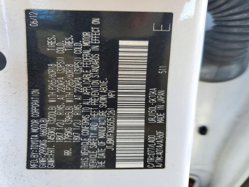 Aukcja sprzedaży 2013 Lexus Gx, vin: JTJBM7FX6D5051261, numer aukcji: 71321366