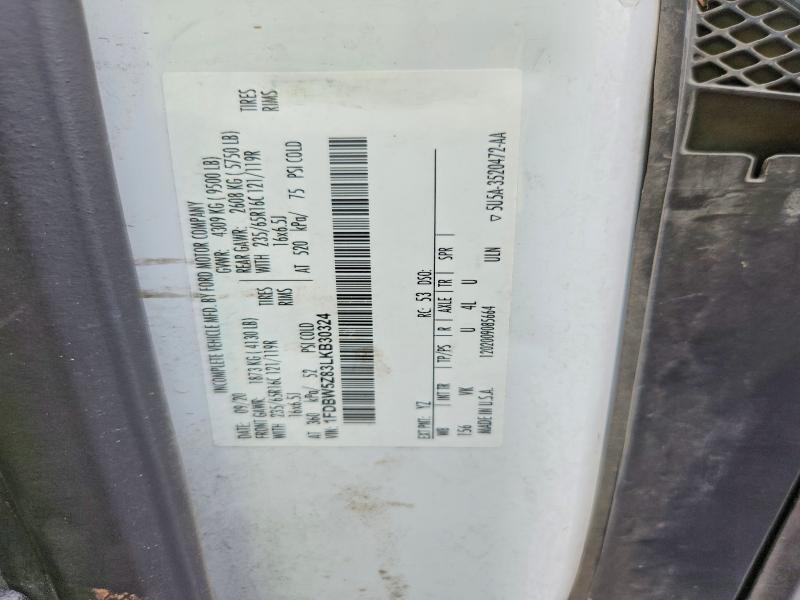 71282756 :رقم المزاد ، 1FDBW5Z83LKB30324 vin ، 2020 Ford Transit مزاد بيع