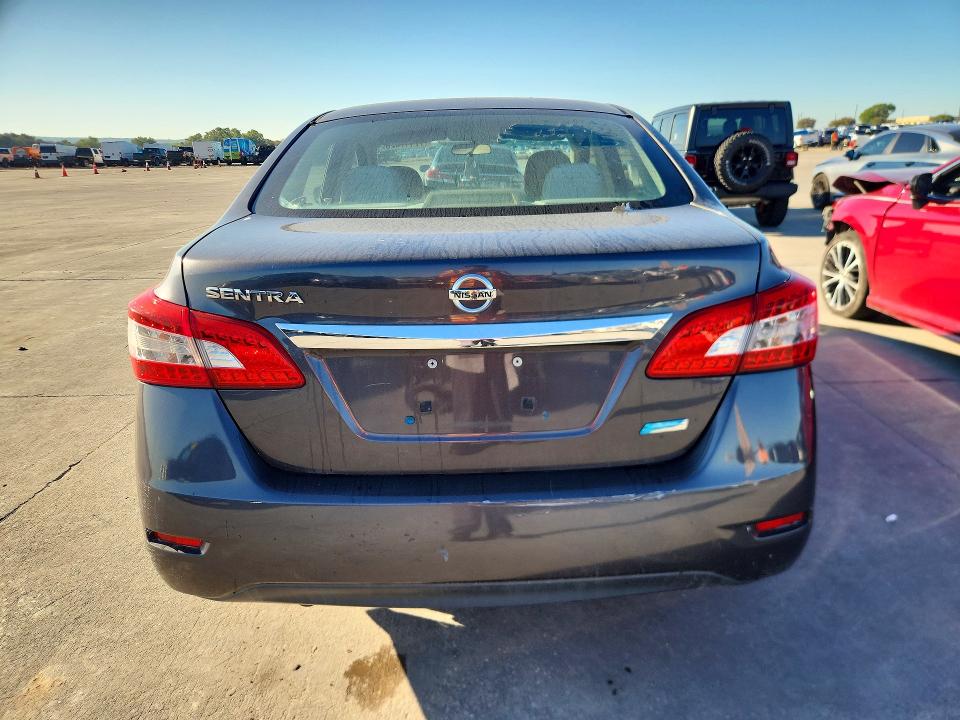 2014 Nissan Sentra მანქანა იყიდება აუქციონზე, vin: 3N1AB7AP6EL643548, აუქციონის ნომერი: 72117426