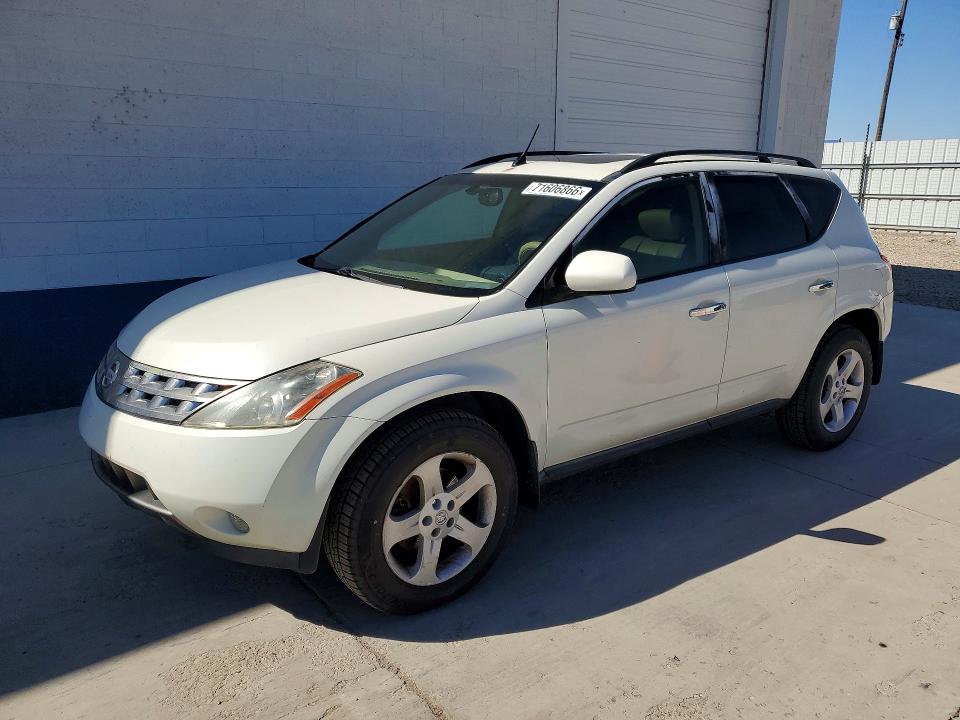 2004 Nissan Murano მანქანა იყიდება აუქციონზე, vin: JN8AZ08WX4W339102, აუქციონის ნომერი: 71606866
