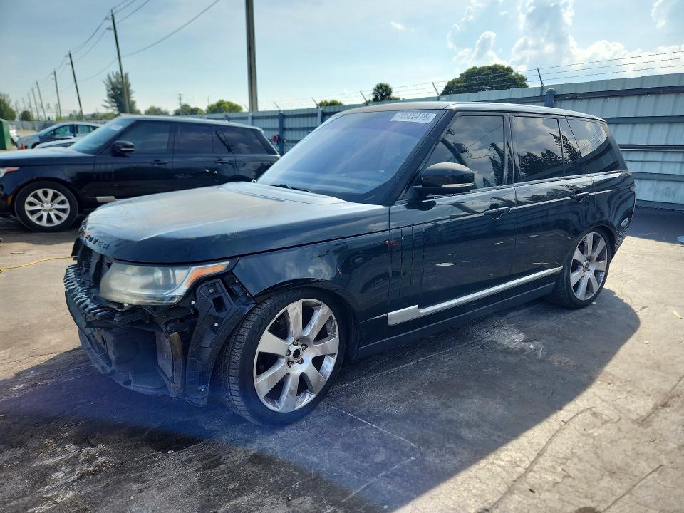 2016 Land Rover Range Rover მანქანა იყიდება აუქციონზე, vin: SALGR2VF1GA255010, აუქციონის ნომერი: 72526416