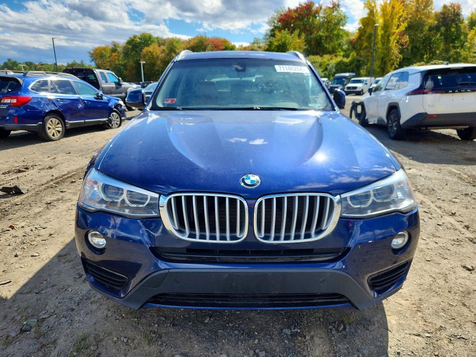 2017 Bmw X3 მანქანა იყიდება აუქციონზე, vin: 5UXWX9C35H0W78480, აუქციონის ნომერი: 71146266