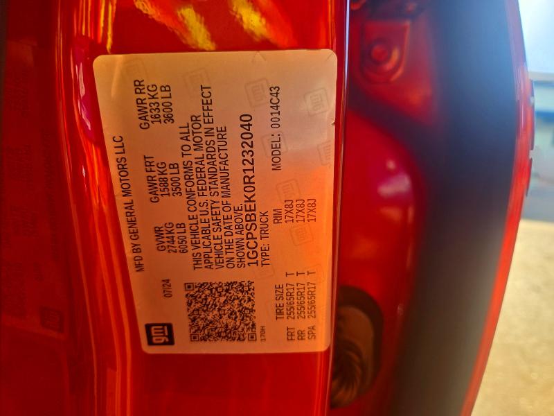 72480376 :رقم المزاد ، 1GCPSBEK0R1232040 vin ، 2024 Chevrolet Colorado مزاد بيع