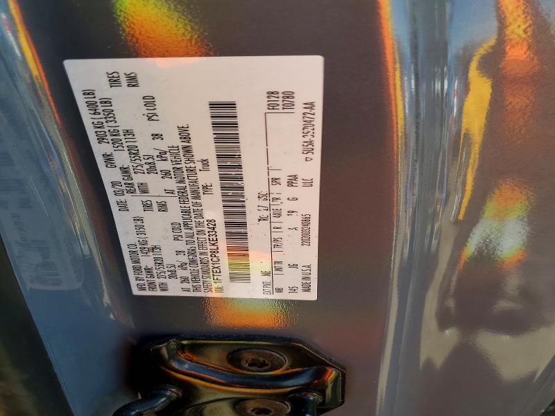 2020 Ford F150 მანქანა იყიდება აუქციონზე, vin: 1FTEX1CP8LKE33428, აუქციონის ნომერი: 71099296