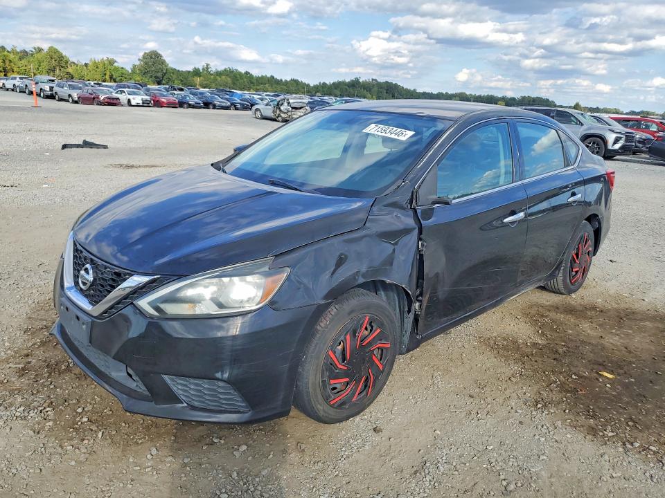 71593446 :رقم المزاد ، 3N1AB7AP9KY377750 vin ، 2019 Nissan Sentra مزاد بيع
