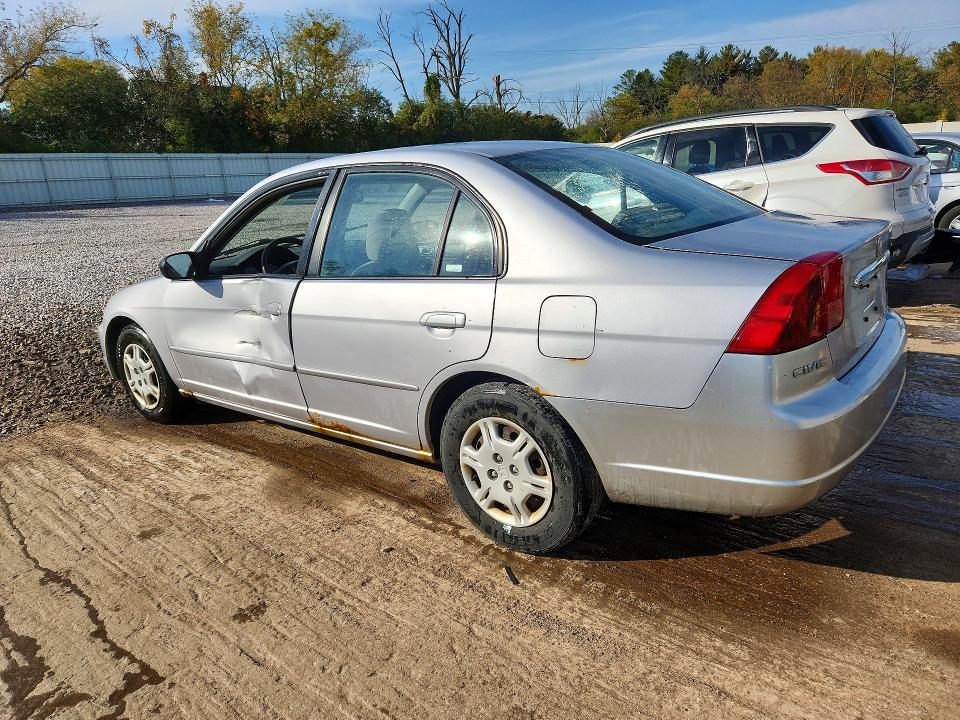 72336226 :رقم المزاد ، 1HGES16522L019788 vin ، 2002 Honda Civic مزاد بيع