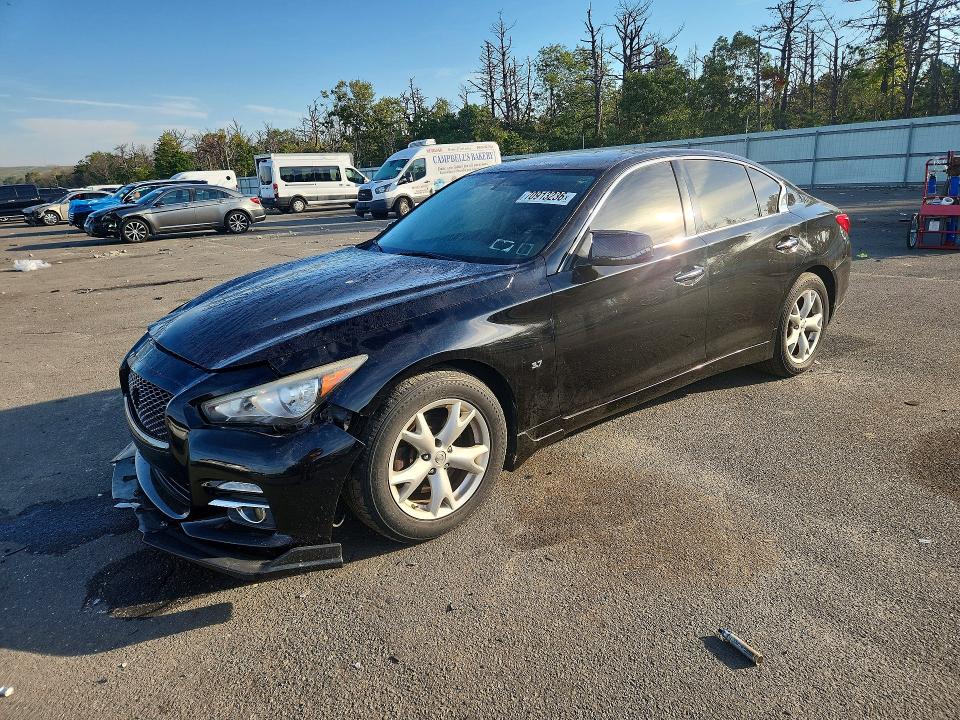 70913236 :رقم المزاد ، JN1BV7AR9FM410588 vin ، 2015 Infiniti Q50 مزاد بيع