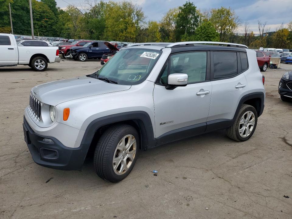 Auction sale of the 2016 Jeep Renegade, vin: ZACCJBDT2GPC68725, lot number: 71426386