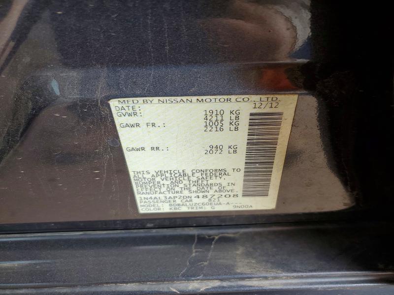 Aukcja sprzedaży 2013 Nissan Altima, vin: 1N4AL3AP2DN487208, numer aukcji: 72670756