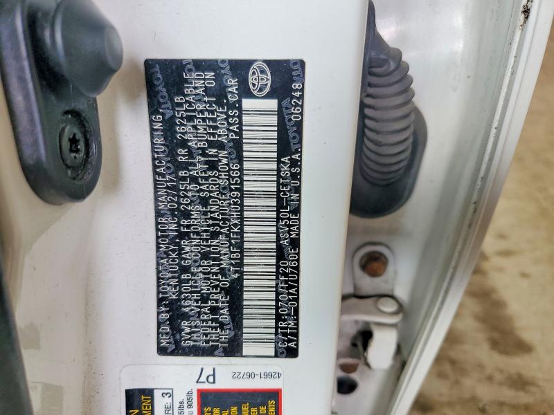 Продажа на аукционе авто 2017 Toyota Camry, vin: 4T1BF1FKXHU391566, номер лота: 71078836