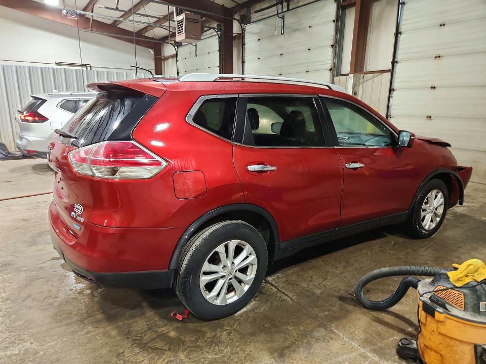 2014 Nissan Rogue მანქანა იყიდება აუქციონზე, vin: 5N1AT2MV2EC762521, აუქციონის ნომერი: 71358026