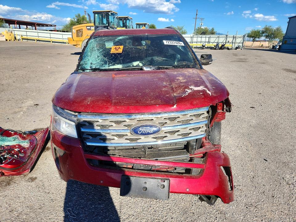Продаж на аукціоні авто 2018 Ford Explorer, vin: 1FM5K8D83JGB48310, номер лоту: 72337426