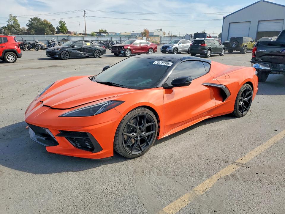 70919196 :رقم المزاد ، 1G1YB2D4XM5112991 vin ، 2021 Chevrolet Corvette مزاد بيع