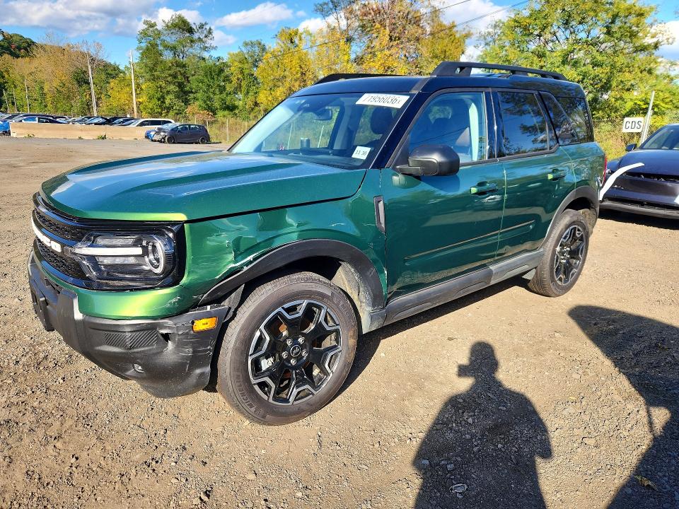 2025 Ford Bronco Sport მანქანა იყიდება აუქციონზე, vin: 3FMCR9CNXSRF41991, აუქციონის ნომერი: 71956036