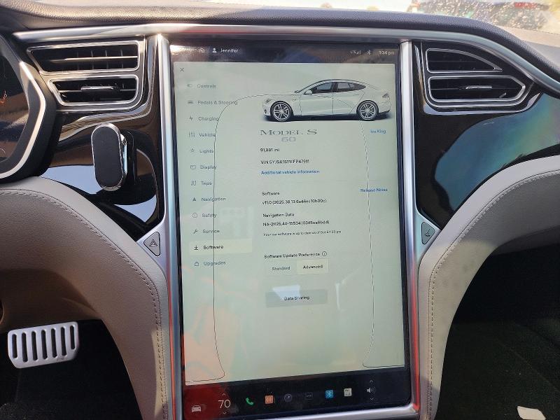 Продажа на аукционе авто 2014 Tesla Model S, vin: 5YJSA1S11EFP47911, номер лота: 71436906