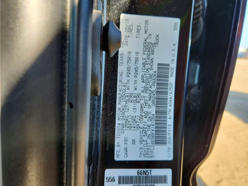 Aukcja sprzedaży 2015 Toyota Tacoma, vin: 5TFLU4EN6FX141054, numer aukcji: 71962256