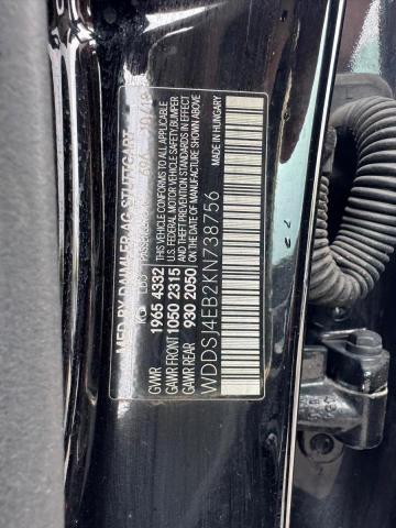 2019 Mercedes-benz Cla მანქანა იყიდება აუქციონზე, vin: WDDSJ4EB2KN738756, აუქციონის ნომერი: 71532446