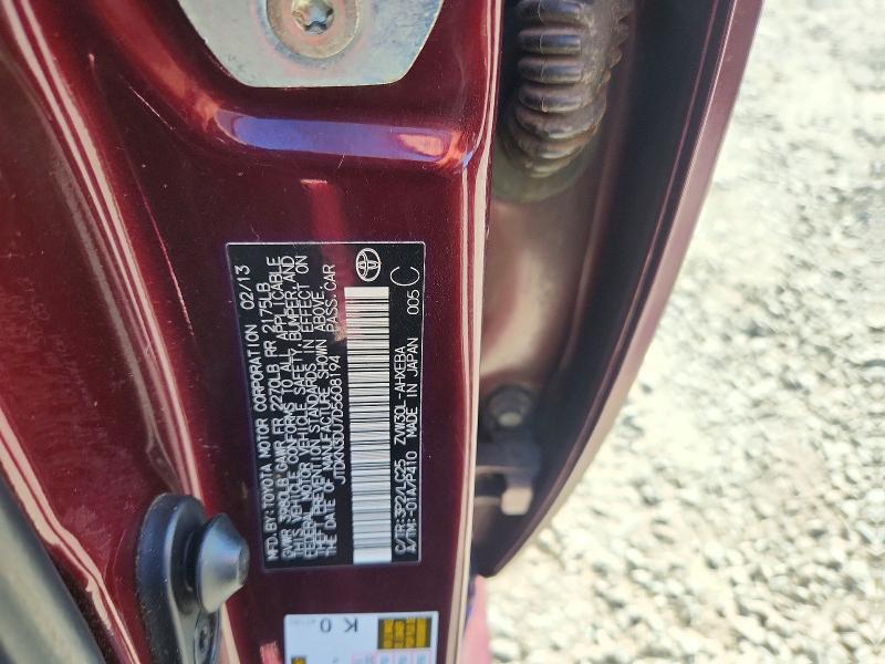 Aukcja sprzedaży 2013 Toyota Prius, vin: JTDKN3DU7D5608194, numer aukcji: 72092796