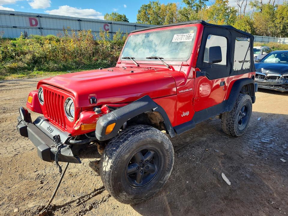 Продаж на аукціоні авто 1997 Jeep Wrangler / Tj, vin: 1J4FY29P4VP412378, номер лоту: 70701166