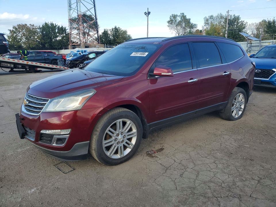 72511856 :رقم المزاد ، 1GNKVGKD6FJ390115 vin ، 2015 Chevrolet Traverse مزاد بيع