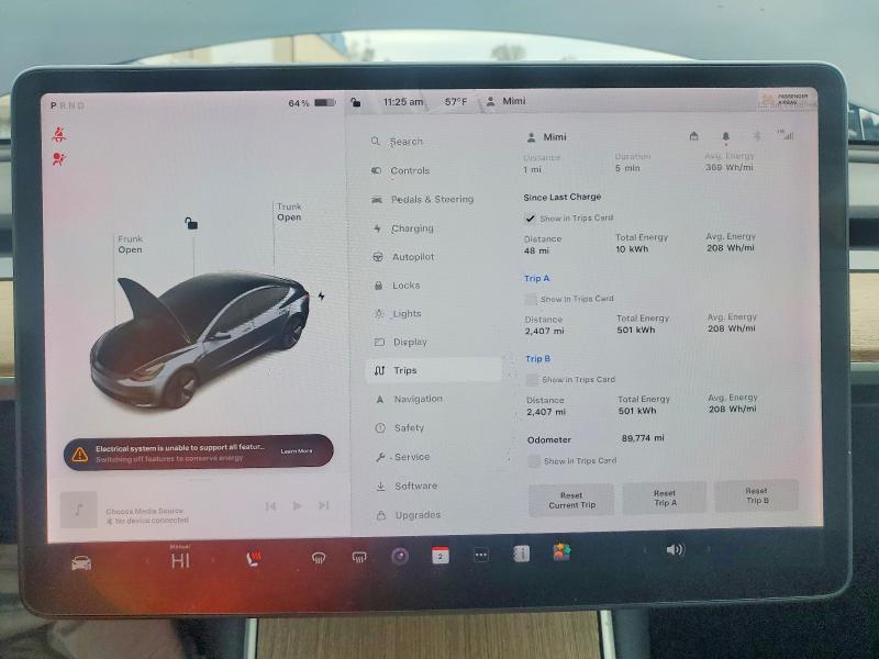 2019 Tesla Model 3 მანქანა იყიდება აუქციონზე, vin: 5YJ3E1EA2KF396281, აუქციონის ნომერი: 70964036