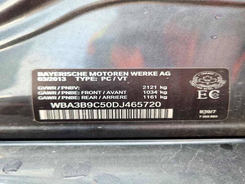 Продажа на аукционе авто 2013 Bmw 335, vin: WBA3B9C50DJ465720, номер лота: 72140506