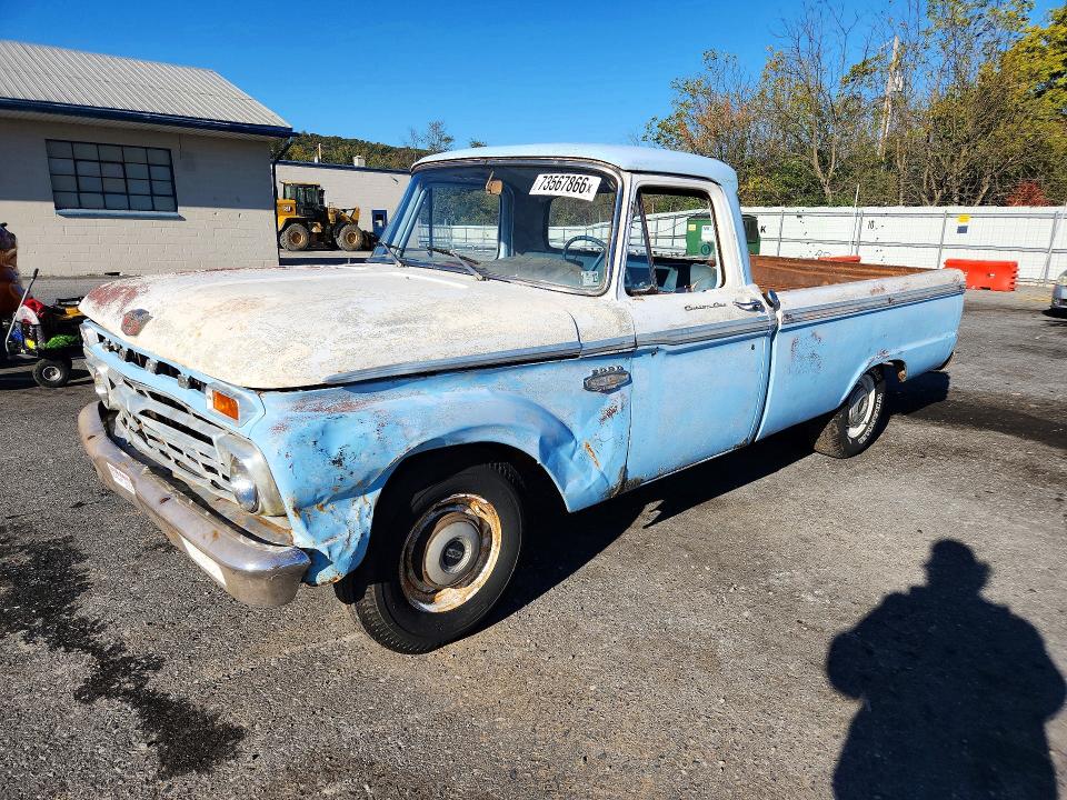 1966 Ford F100 მანქანა იყიდება აუქციონზე, vin: F10AE805099, აუქციონის ნომერი: 73567866