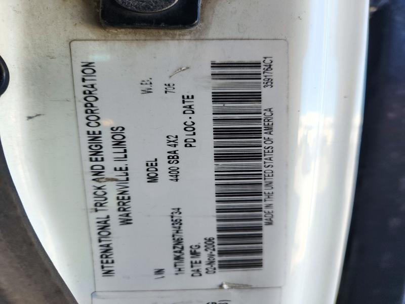 Продажа на аукционе авто 2007 International 4400, vin: 1HTMKAZN67H435734, номер лота: 72534696