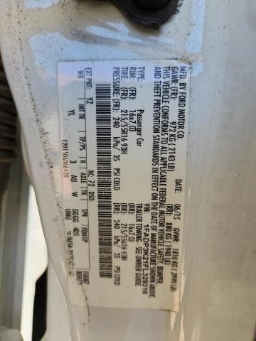 2015 Ford Focus მანქანა იყიდება აუქციონზე, vin: 1FADP3K21FL329316, აუქციონის ნომერი: 71506276