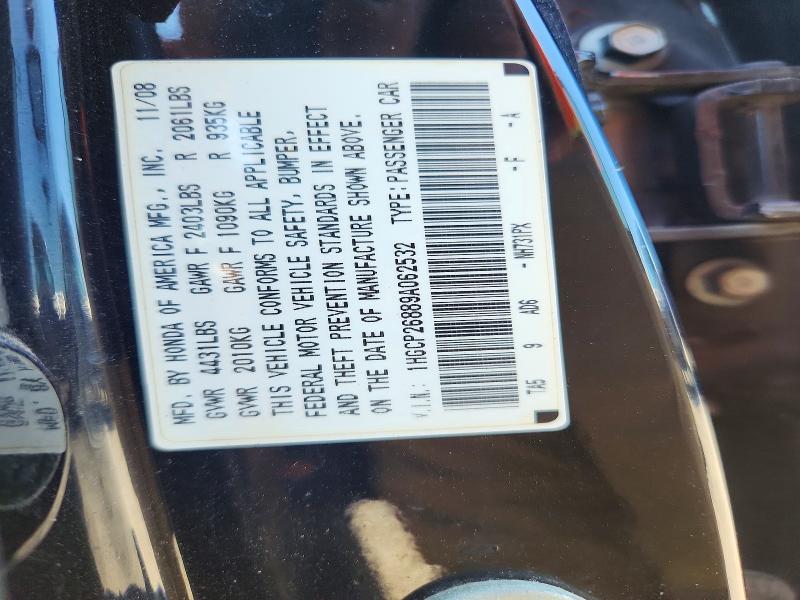 Aukcja sprzedaży 2009 Honda Accord, vin: 1HGCP26889A062532, numer aukcji: 71840136