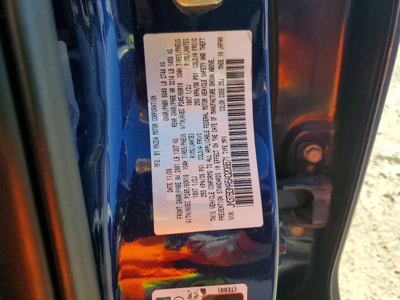 70329156 :رقم المزاد ، JM3TB3MA5A0208671 vin ، 2010 Mazda Cx-9 مزاد بيع