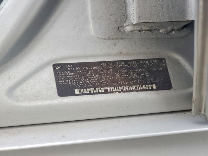 Продаж на аукціоні авто 2011 Bmw 328, vin: WBAPH7C59BE850638, номер лоту: 70269196