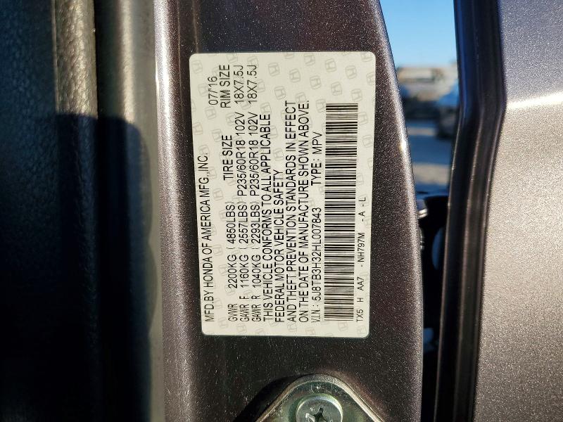 Auction sale of the 2017 Acura Rdx, vin: 5J8TB3H32HL007843, lot number: 71990656