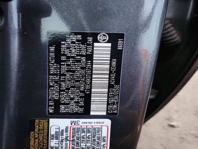 Aukcja sprzedaży 2007 Toyota Camry, vin: 4T1BE46K07U672844, numer aukcji: 71900306
