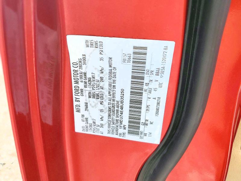 Продаж на аукціоні авто 2008 Ford Explorer, vin: 1FMEU74E48UB35250, номер лоту: 70893496