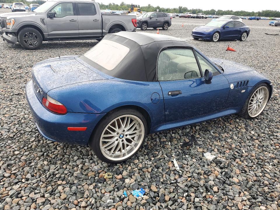 71972066 :رقم المزاد ، 4USCH334XYLF70830 vin ، 2000 Bmw Z3 مزاد بيع