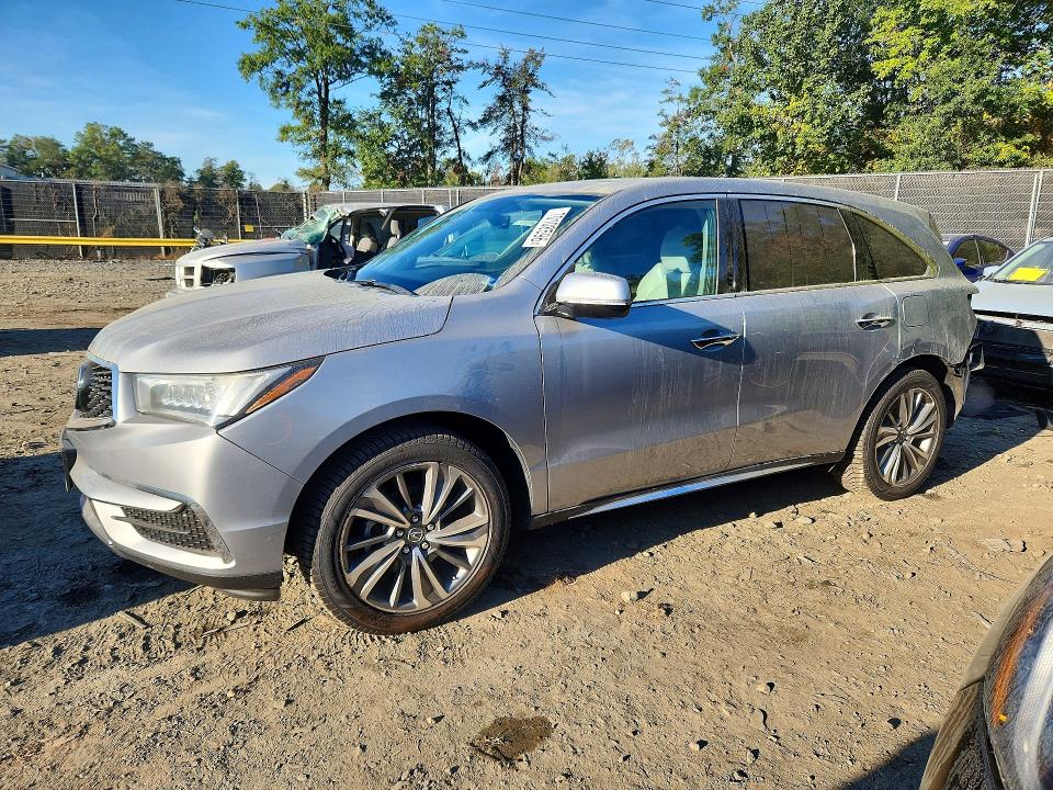 70108596 :رقم المزاد ، 5J8YD4H58JL028600 vin ، 2018 Acura Mdx مزاد بيع