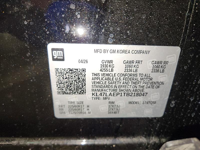 Продаж на аукціоні авто 2026 Buick Envista, vin: KL47LAEP1TB218047, номер лоту: 71727306