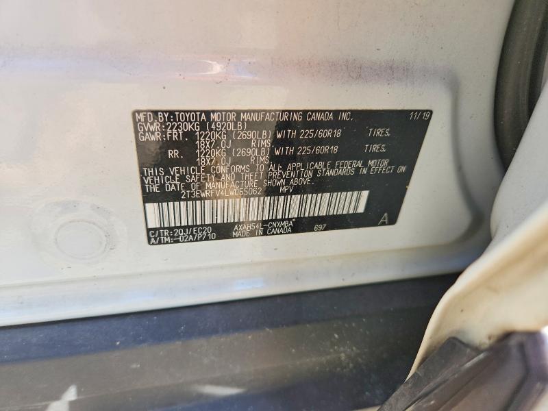 Продажа на аукционе авто 2020 Toyota Rav4, vin: 2T3EWRFV4LW055062, номер лота: 71642556