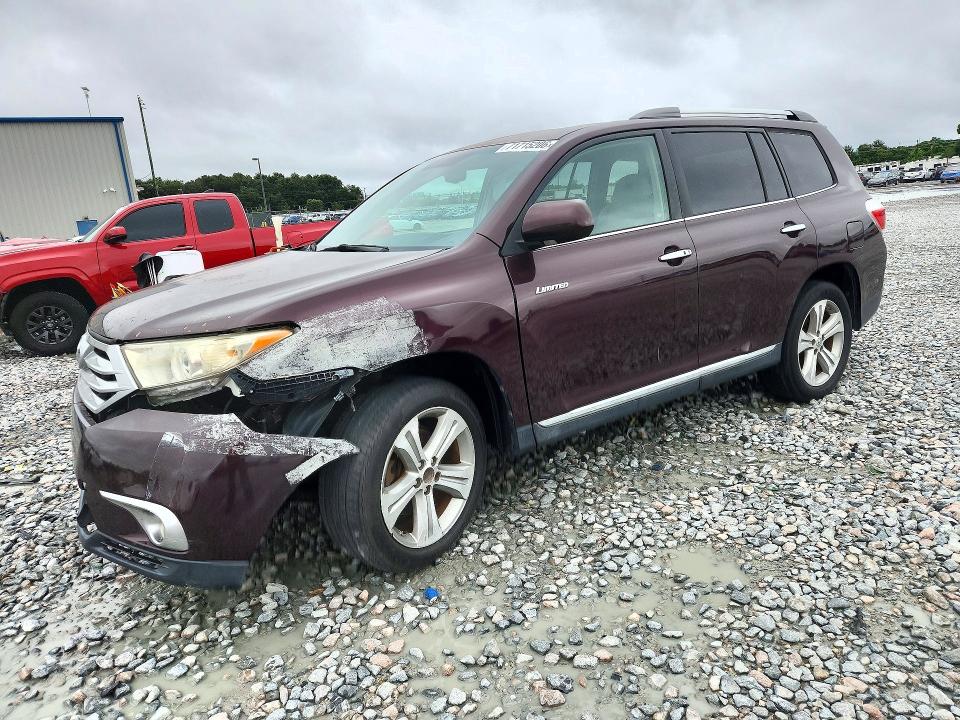 71715206 :رقم المزاد ، 5TDDK3EH4CS126665 vin ، 2012 Toyota Highlander مزاد بيع