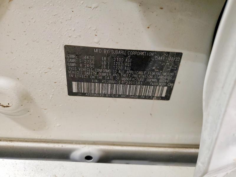 Продаж на аукціоні авто 2023 Subaru Legacy, vin: 4S3BWAC64P3005501, номер лоту: 71172986