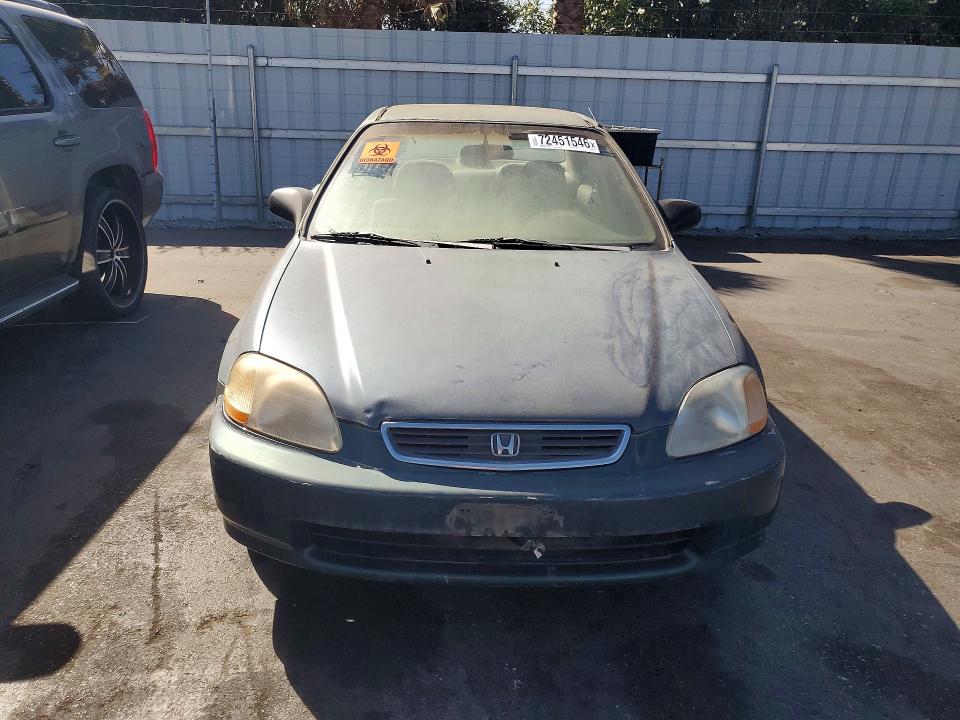 1998 Honda Civic მანქანა იყიდება აუქციონზე, vin: 2HGEJ6679WH622614, აუქციონის ნომერი: 72451546